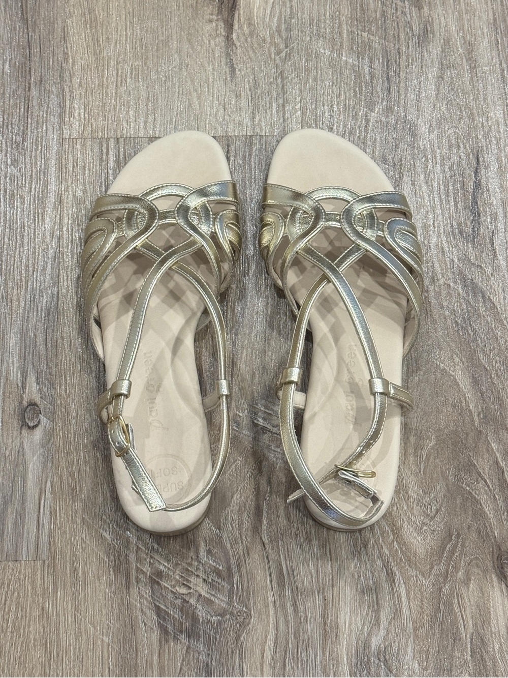 Paul Green Gold Rumi Women's Sandals - Classic Summer Style
